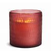 SH425PR Candelabro Vidrio Plum