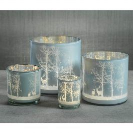 ch-5461 candelabro vidrio aspen con luz led