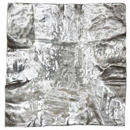 ut04318 pieza decorativa de pared metal nickel