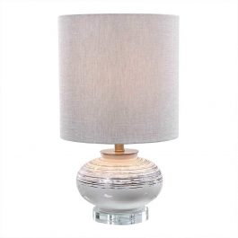 ut28443 lampara de mesa ceramica color off white