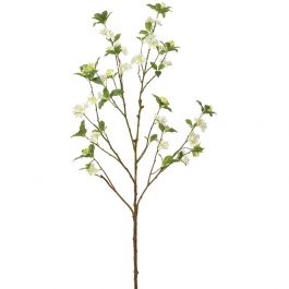 ALFSB406 RAMA FLOR DEL JAPON ARTIFICIAL BLANCA