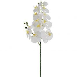 ALFSO124 RAMA ORQUIDEA ARTIFICIAL BLANCA
