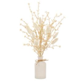 LFC447BE BOUQUET FLORES SECAS ARTIFICIALES FLORERO