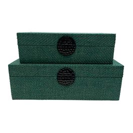 SG1538301 CAJA FORRADAS CON MEDALLON METALICO GRAN