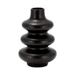 SG1744703 FLORERO CERAMICA ESFERAS NEGRO MED