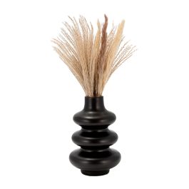 SG1744703 FLORERO CERAMICA ESFERAS NEGRO MED