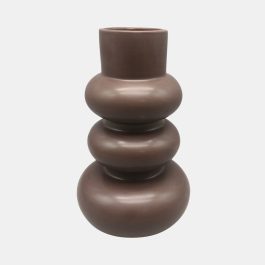 SG1747404 FLORERO CERAMICA ESFERAS NEGRO GDE