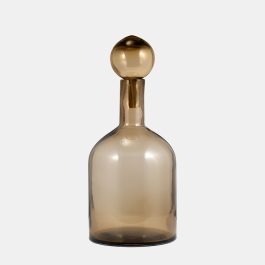 SG1800201 BOTELLA VIDRIO TAUPE