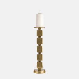 SG1821002 CANDELABRO METAL DORADO CUBOS MED