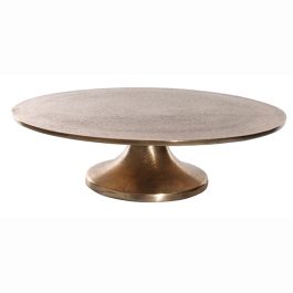 SH53413 PLATON CON BASE METAL DORADO