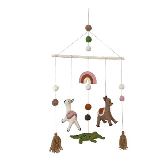 MOVIL DE FELPA DE ANIMALITOS