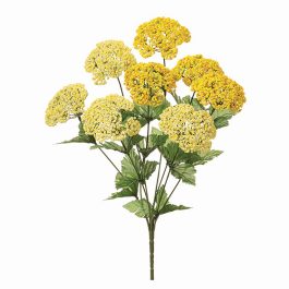 FBQ275YE ARBUSTO FLOR REINA ANA AMARILLO ARTIFICIA