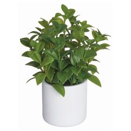 LPL081GR PLANTA HOJITAS VERDES ARTIFICIAL EN MACET
