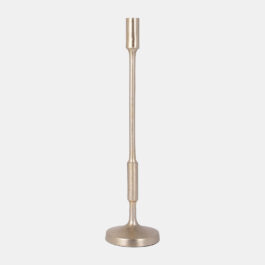 16976 CANDELABRO TAPER CHAMPAGNE METAL