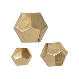 22948 SET/3 ESCULTURA PARED PRAXIS ALUMINIO