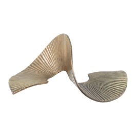 44143 ESCULTURA DORADA ALUMINIO
