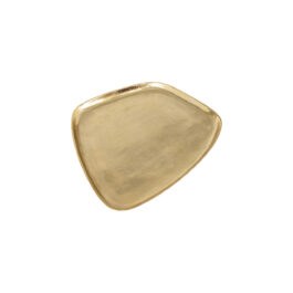 62582B BANDEJA BEXLEY DORADA MEDIANA ALUMINIO