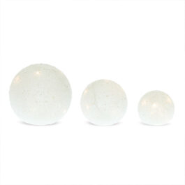 68363B GLOBO DE FROSTED LUZ LED MED RESINA