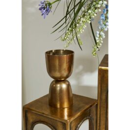 AD73571 FLORERO METAL DORADO