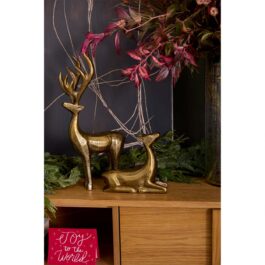 AD75205 FIGURA RENO DORADO METAL