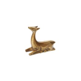 AD75205 FIGURA RENO DORADO METAL