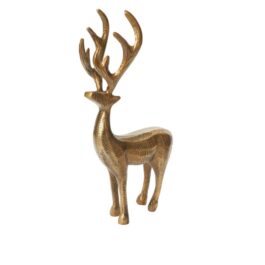 AD75206 FIGURA RENO DORADO METAL GRANDE