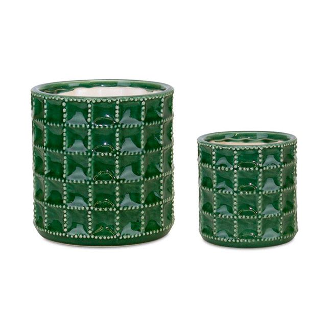 MACETA VERDE GDE CERAMICA