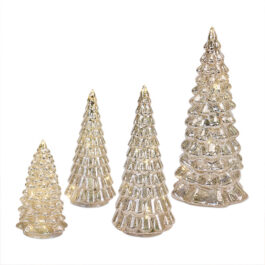 83376B ARBOL NAVIDAD LUZ LED VIDRIO GRANDE