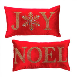 96635 COJIN ROJO NAVIDAD 48,26X30,48 CM