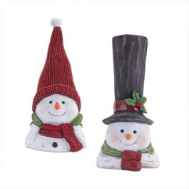90182 MUÑECO NIEVE RESINA
