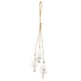 A42034 TRIO DE CAMPANAS BLANCO ANTIQUE METAL