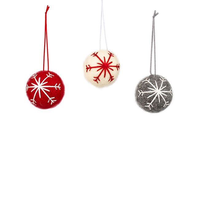 SNOWFLAKES DE FIELTRO