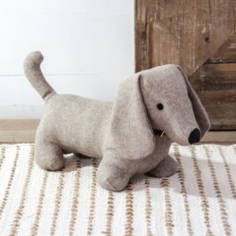 HXDP04 PERRITO SALCHICHA TRANCA PUERTAS PELUCHE