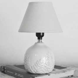 PDFS19 LAMPARA DE MESA HELECHOS CERAMICA