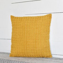 PDMO07 COJIN MOSTAZA  45CMX45CM