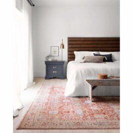 CLAECLE01RE ALFOMBRA ROJA Y IVORY 2,13X3,10 MT