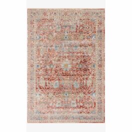 CLAECLE01RE ALFOMBRA ROJA Y IVORY 2,13X3,10 MT