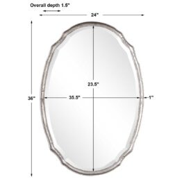W00447 ESPEJO OVAL METAL