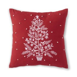 55063A COJIN NAVIDAD ARBOL BORDADO