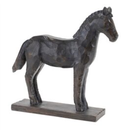 92151 CABALLO SOBRE BASE RESINA