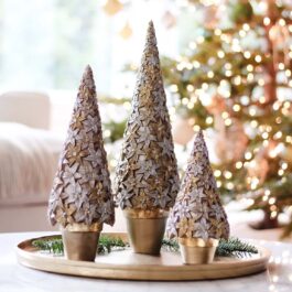 SP0R983 ARBOL CONICO RESINA CHAMPAGNE OSCURO STARG