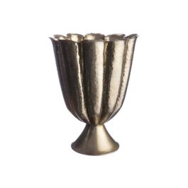 ACT136GO FLORERO METAL PLATEADO