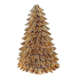 NLT10G ARBOL CONICO RESINA  BANABA DORADO GDE