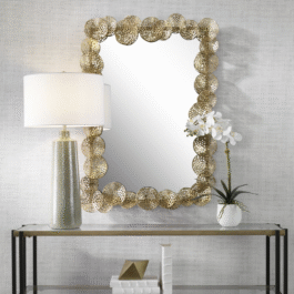 UT09815 ESPEJO DE PARED METAL RIPLEY
