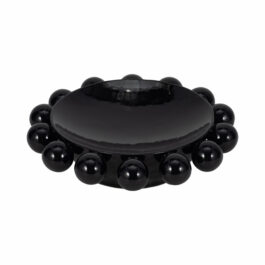 SGEV20092 BANDEJA CERAMICA BOLAS NEGRA