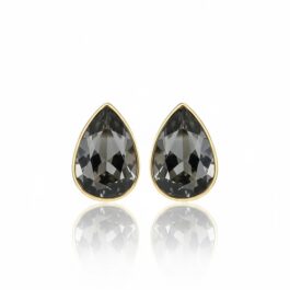 RN5945 SET ARETES BAÑADOS EN ORO CON CRISTALES SWAROVSKI