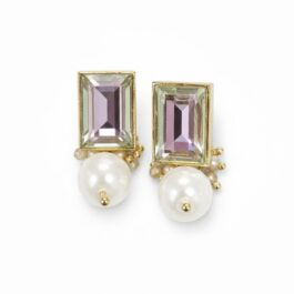 RE8130 ARETES CON CRISTALES SWAROVSKI Y PERLAS CULTIVADAS