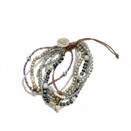 RB9483 PULSERA BRONCE CON CRISTALES