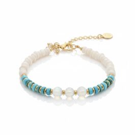 RB9544 PULSERA CON PIEDRAS SEMI PRECIOSAS Y BAÑO ORO 14K
