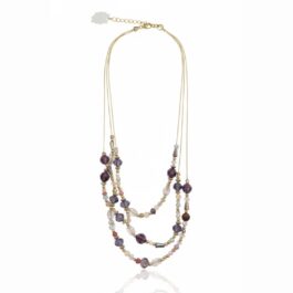 14077 COLLAR PIEDRAS Y CRISTALES SEMI PRECIOSOS